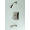 Kingston Brass KB86580CKL Single-Handle Tub and Shower Faucet, Brushed Nickel KB86580CKL